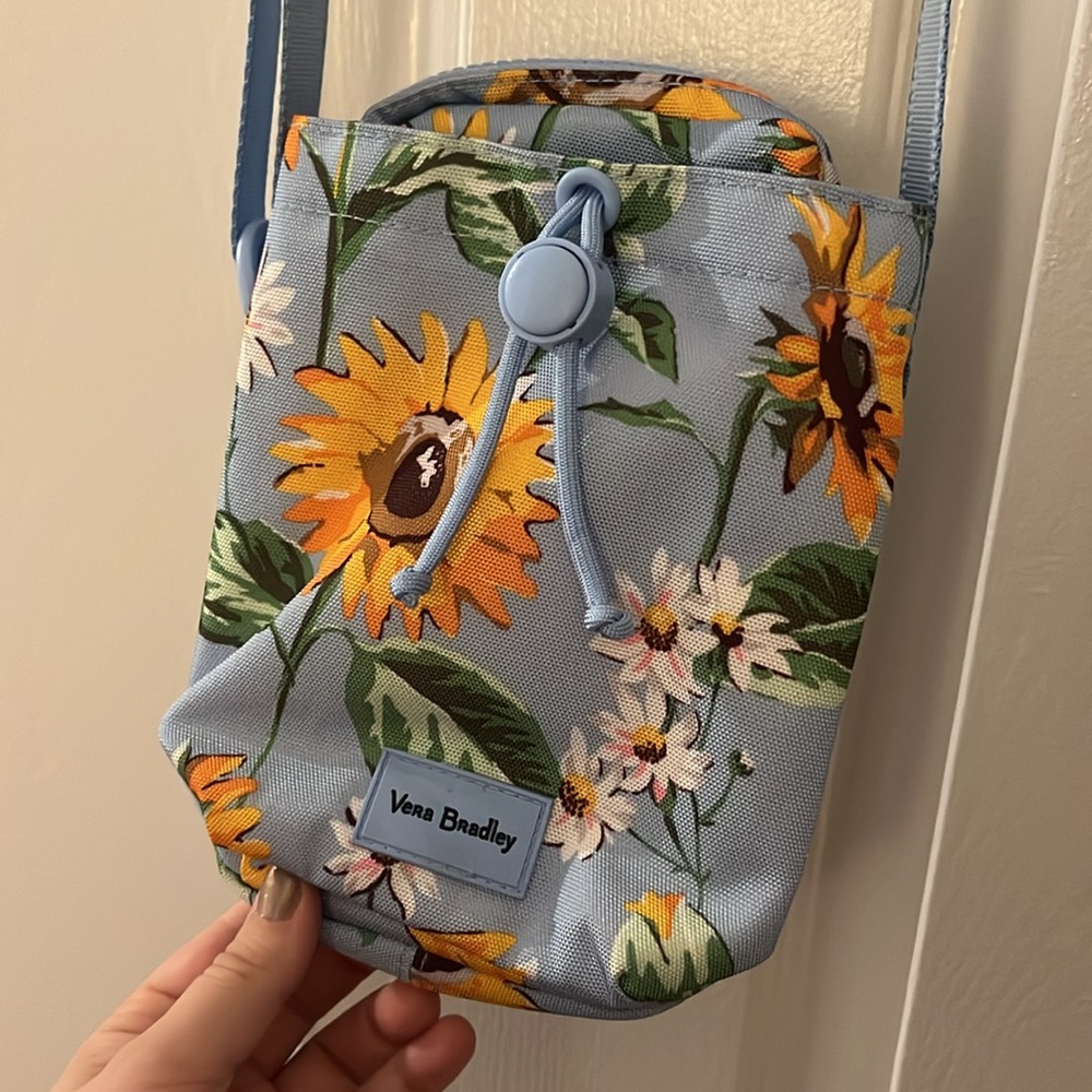 Vera Bradley Sunflower Water Bottle Bag - Picture 2 of 3